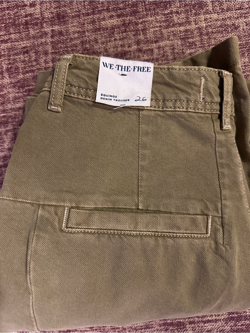 We The Free Equinox Denim Trousers Free People new 26 - Picture 2 of 5
